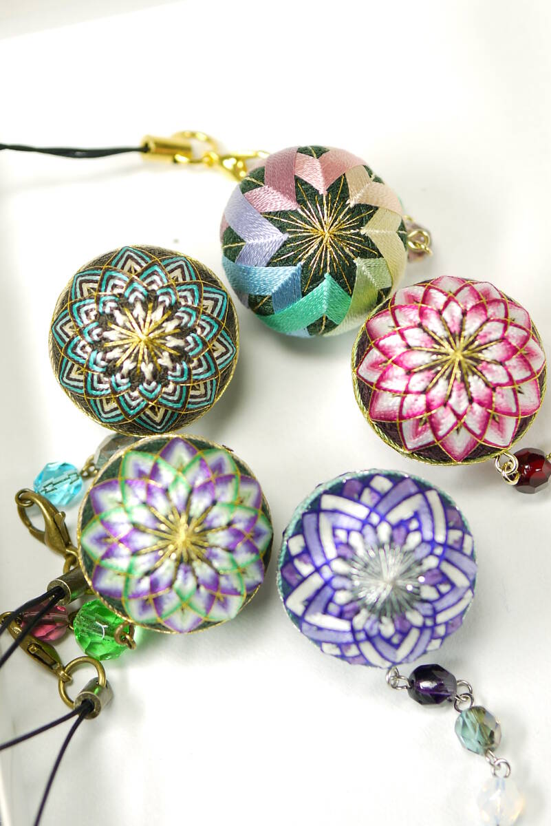 手まり ストラップ　ハンドメイド 　てまり 手毬_画像7