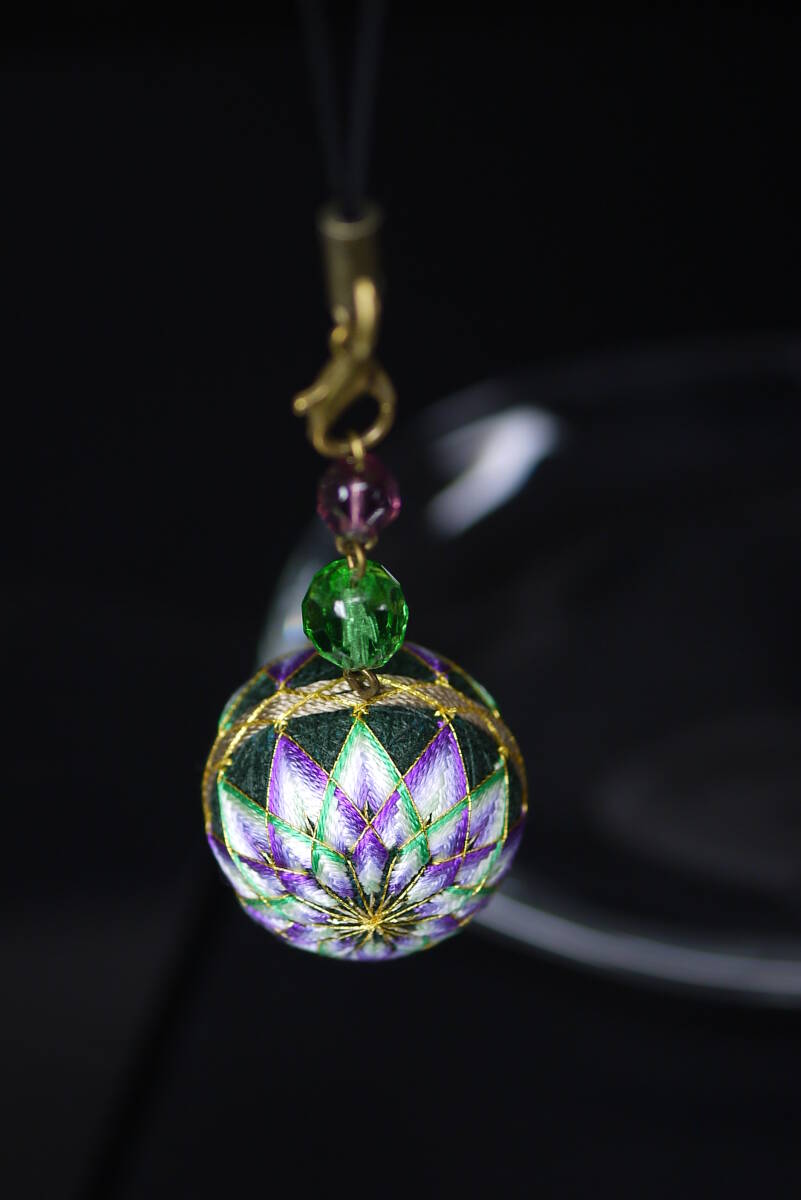 手まり ストラップ　ハンドメイド 　てまり 手毬_画像5