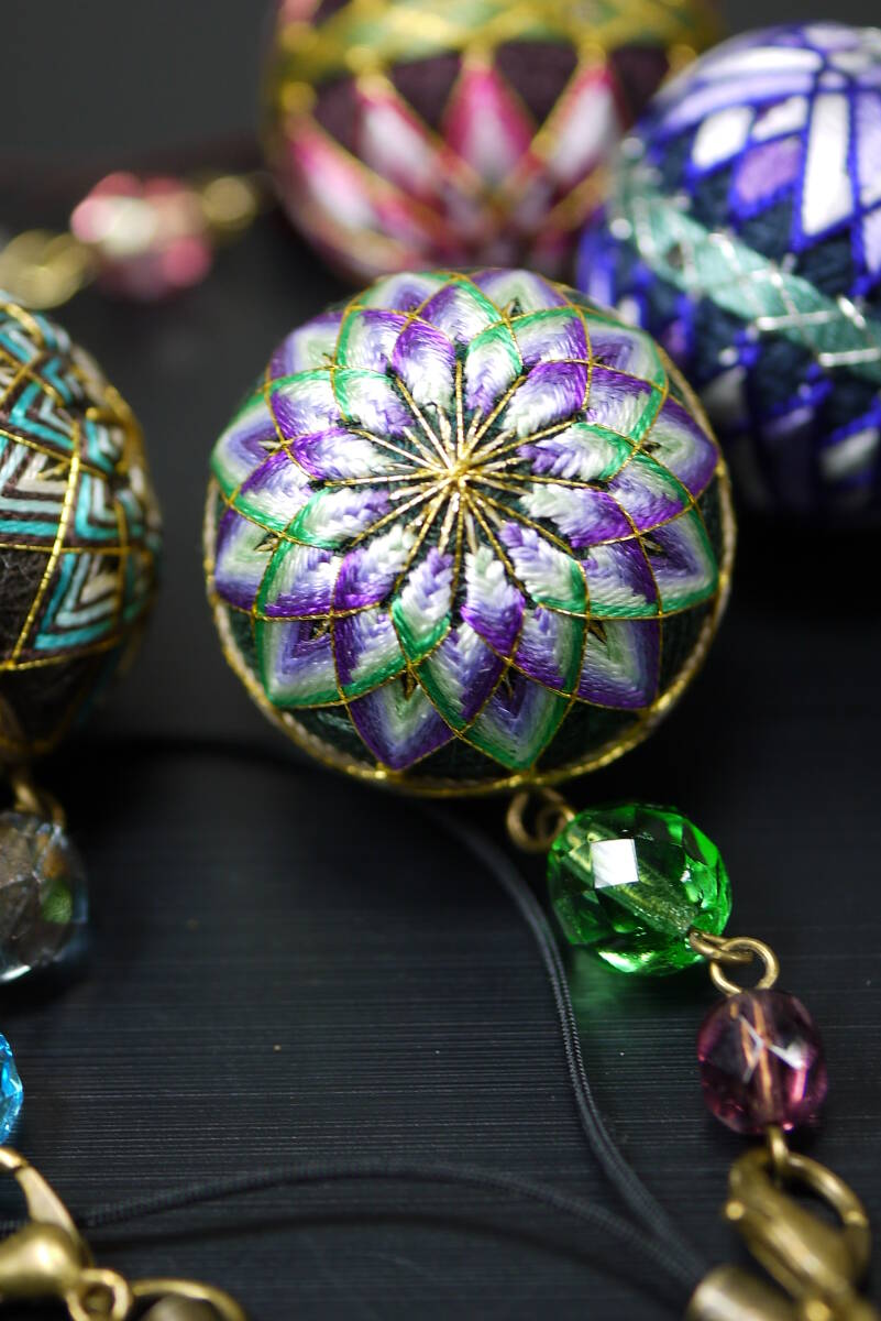 手まり ストラップ　ハンドメイド 　てまり 手毬_画像6