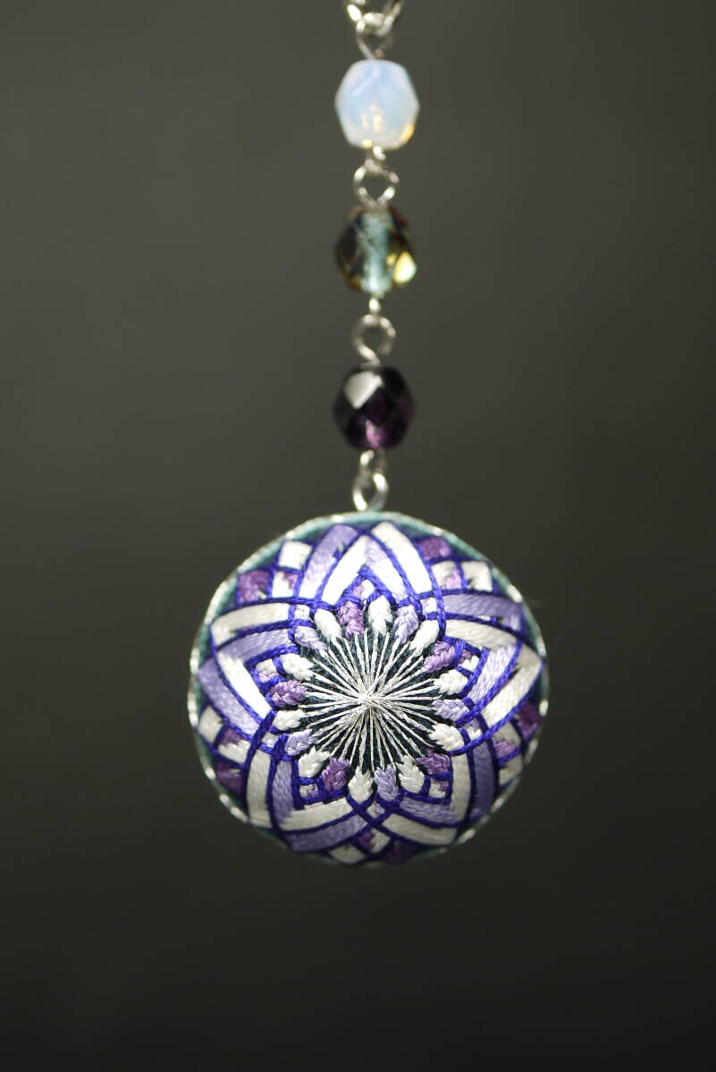 手まり ストラップ　ハンドメイド てまり 　手毬_画像1