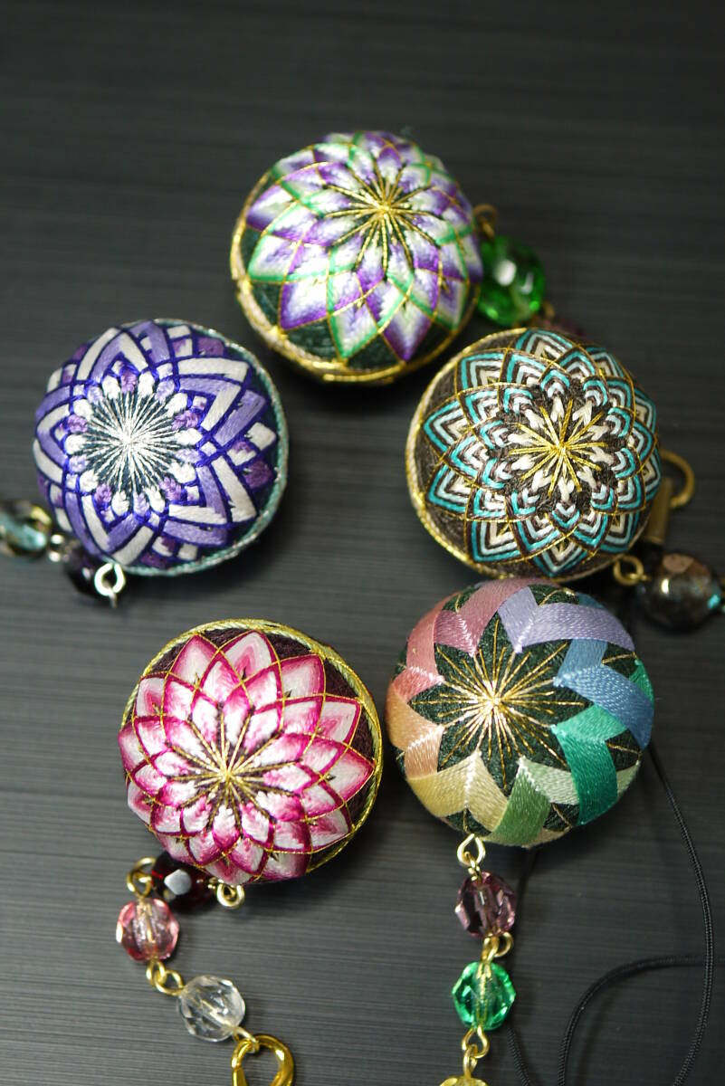 手まり ストラップ　ハンドメイド てまり 手毬_画像8