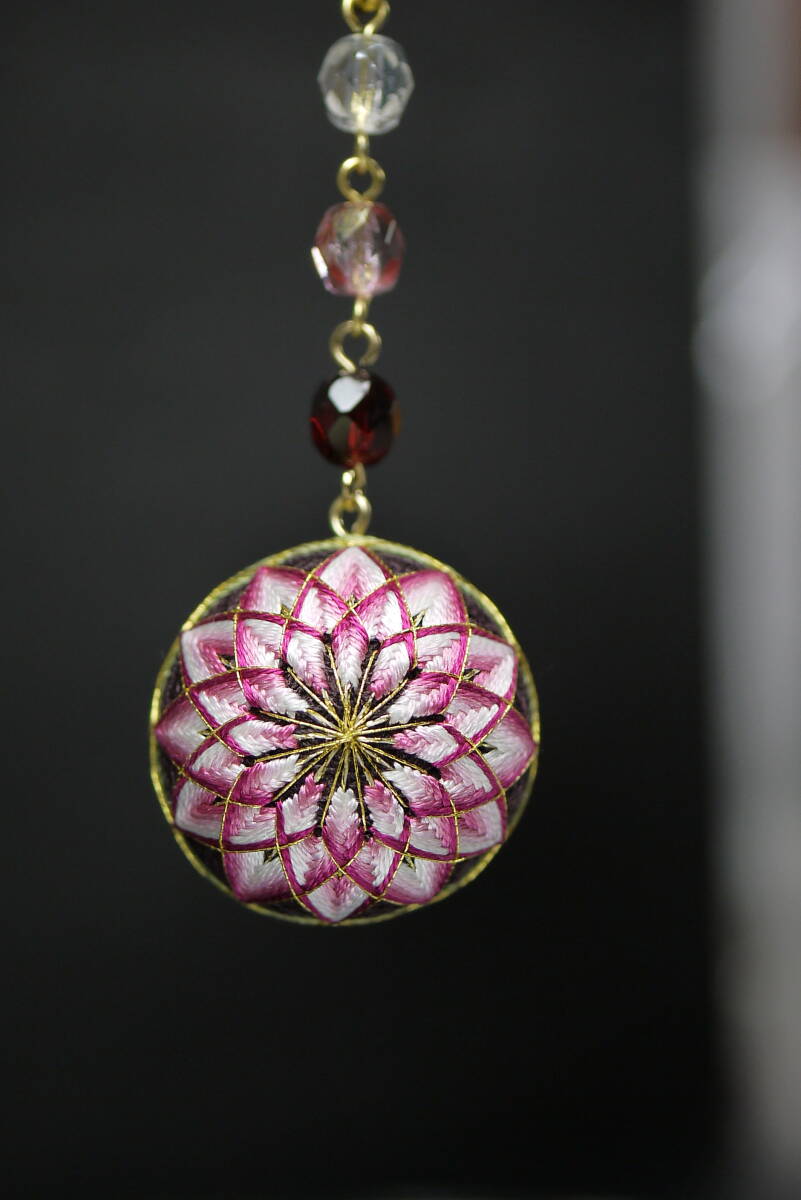 手まり ストラップ　ハンドメイド てまり 手毬_画像1