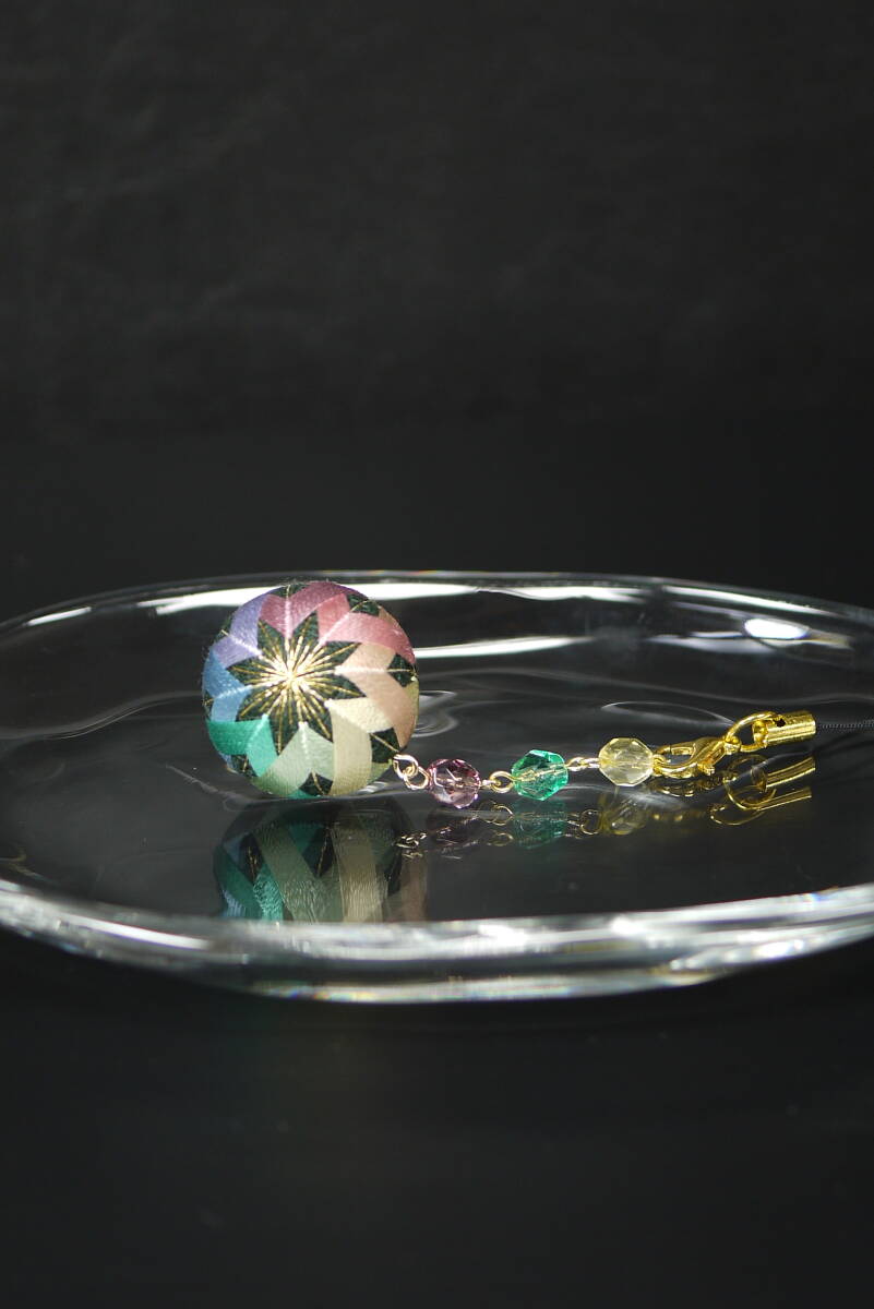 手まり ストラップ　ハンドメイド てまり 手毬 _画像3
