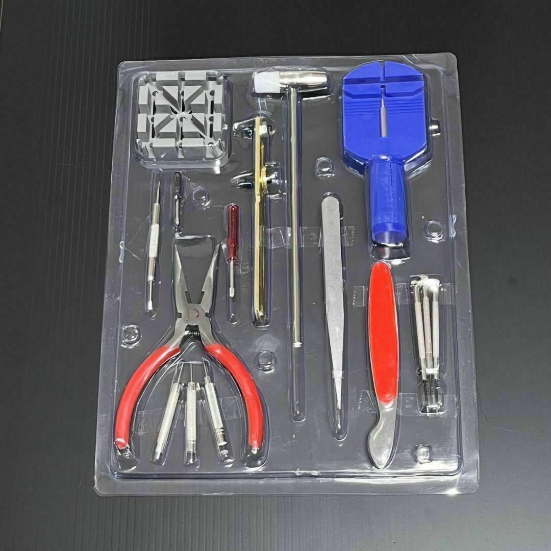 腕時計工具セット 16点 ベルト調整 電池交換 修理 バンド オープナー ⑦_画像5