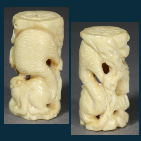  netsuke ( белка каштан .). производства A2469
