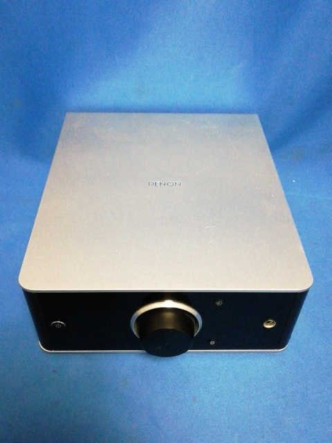 【u068】DENON PMA-50 デノン プリメインアンプ リモコン付き シルバー 動作確認済み_画像4
