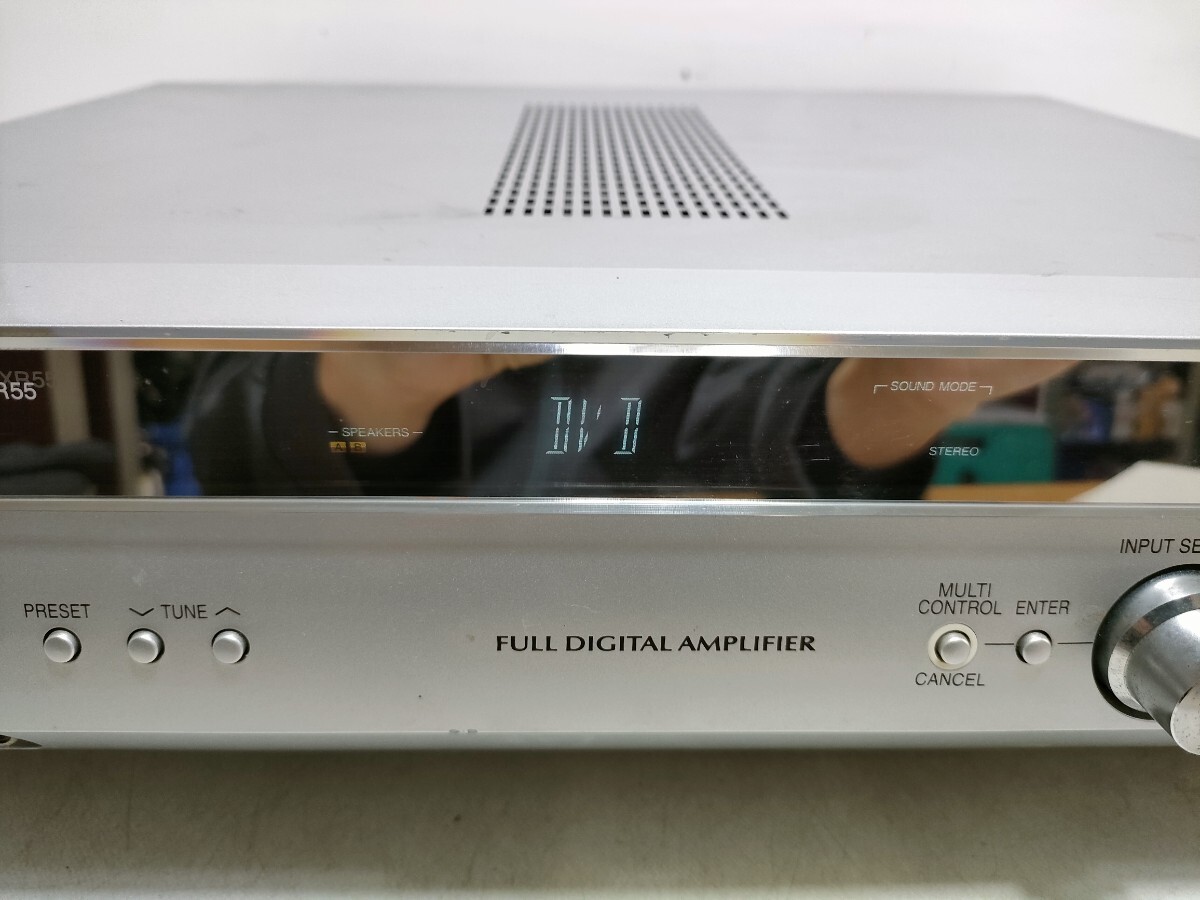 【送料無料】管理0914 Panasonic パナソニック SA-XR55 7.1chデジタルAVコントロールアンプ 05年製 汚れあり 動作確認済み 現状品_画像3