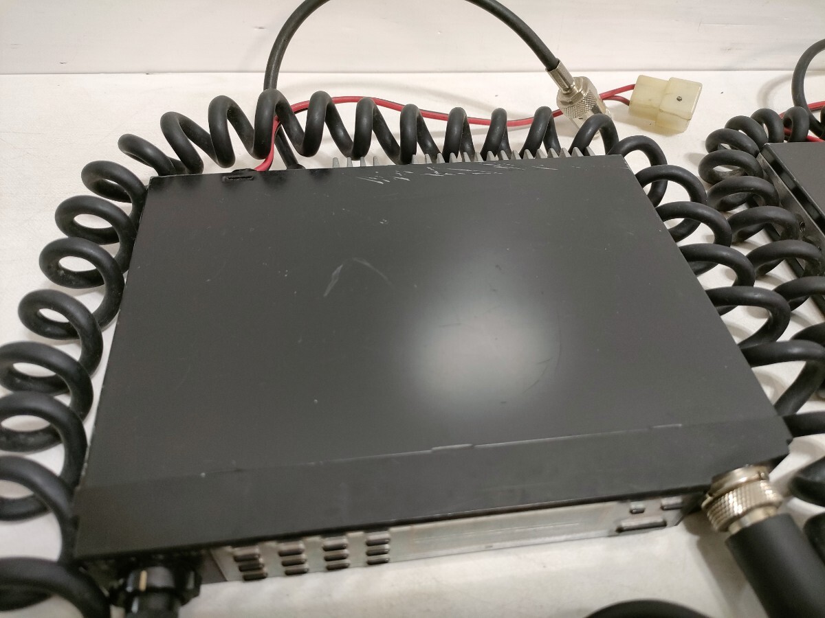 管理1002 Panasonic パナソニック PQ-13 パーソナル無線機 2台セット キズ汚れあり 動作未確認 ジャンク_画像4