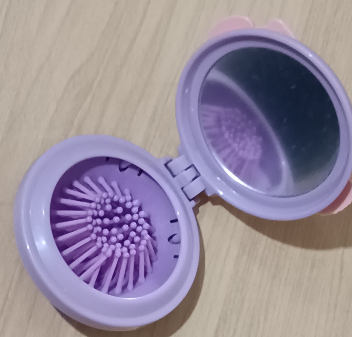 ハンギョドン　ミラー付きブラシ　ピンク　サンリオ_画像7