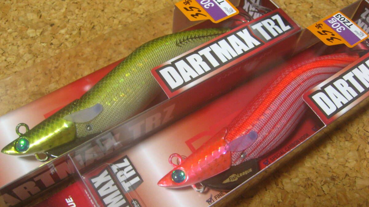 エギリー ダートマックス TRZ ３０ｇ ３.５号 ２色２個セット 未開封品!! レッドオレンジボーダーレッド＆スーパーアジゴールド_画像1