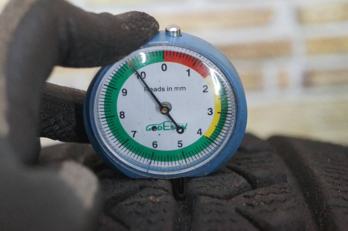 美品★BRIDGESTONE Blizzak W979 195/70R15.5 バリ山! 冬用タイヤ 6本セット_画像10