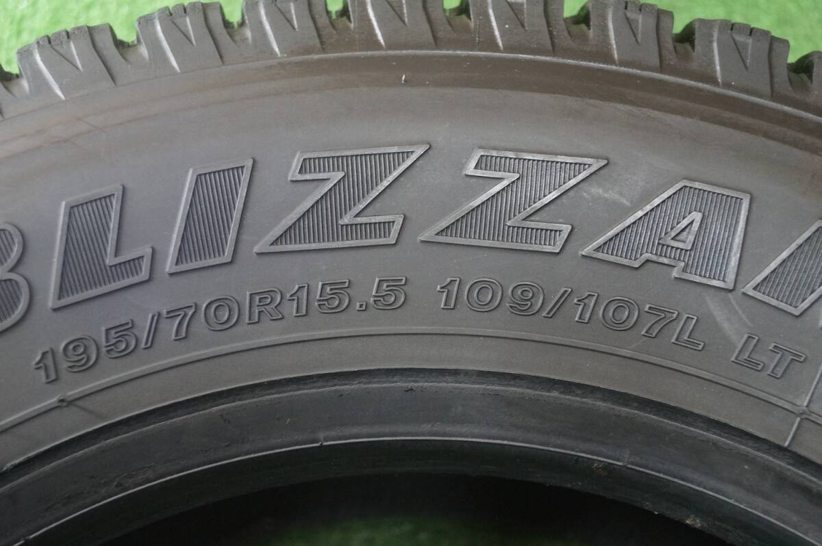 美品★BRIDGESTONE Blizzak W979 195/70R15.5 バリ山! 冬用タイヤ 6本セット_画像5