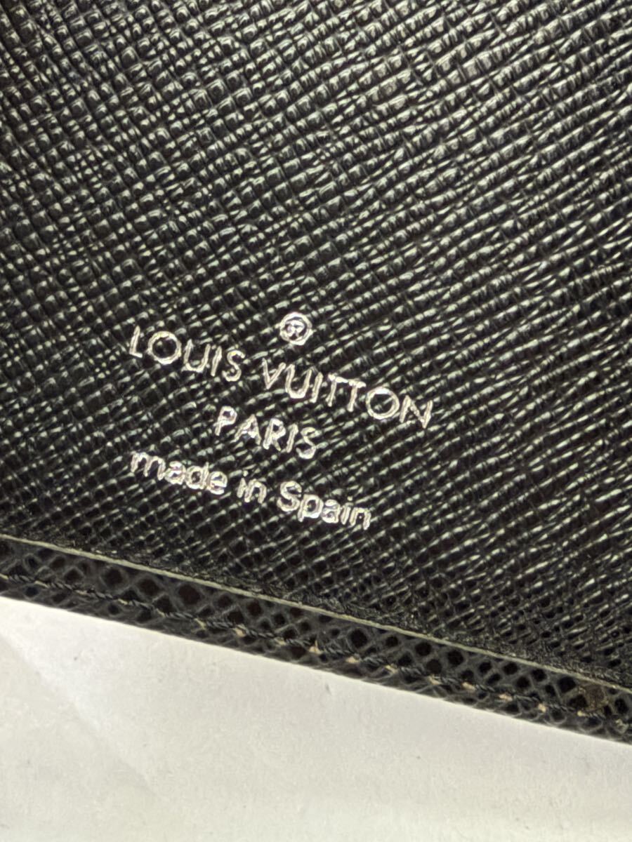 美品 ルイヴィトン タイガ アジェンダPM R20426 黒_画像8