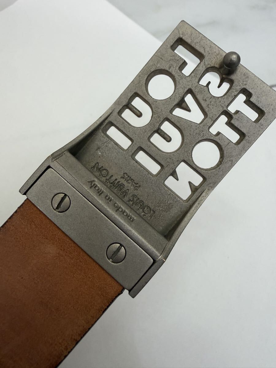 ルイヴィトン サンチュール LST ベルト レザー M6809 サイズ95_画像10