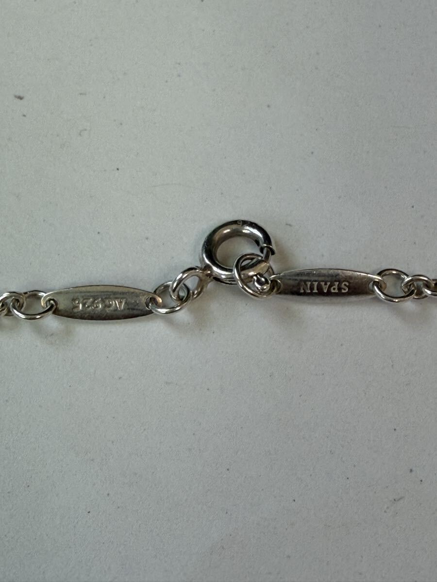 ティファニー オープンハート ブレスレット シルバー AG925_画像4