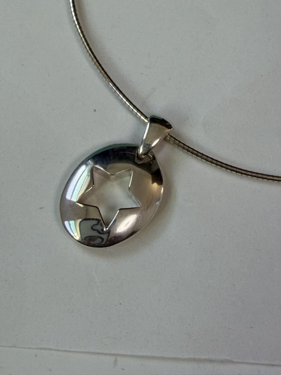ティファニー　スター　ワイヤー　 ネックレス　 シルバー　925_画像1