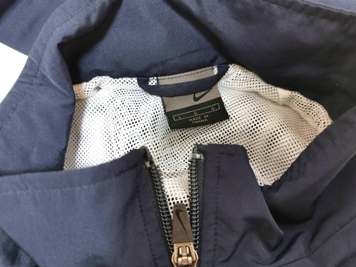 スタッフ物 ナイキ NIKE WINTER CUP 2003 ジャケット Lサイズ メッシュ 白 ホワイト ウィンターカップ バスケ バスケットボール basketball_画像4