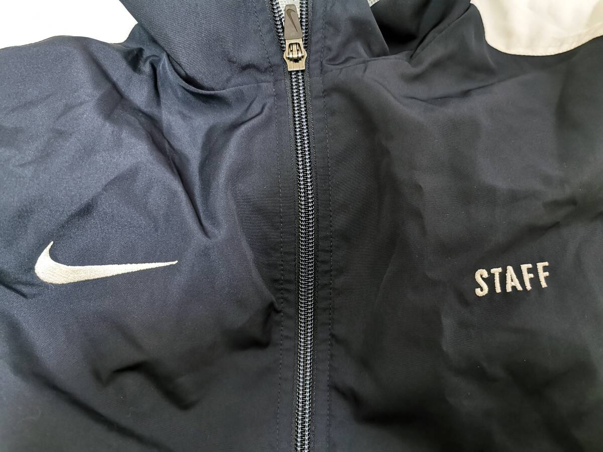 スタッフ物 ナイキ NIKE WINTER CUP 2003 ジャケット Lサイズ メッシュ 白 ホワイト ウィンターカップ バスケ バスケットボール basketball_画像5