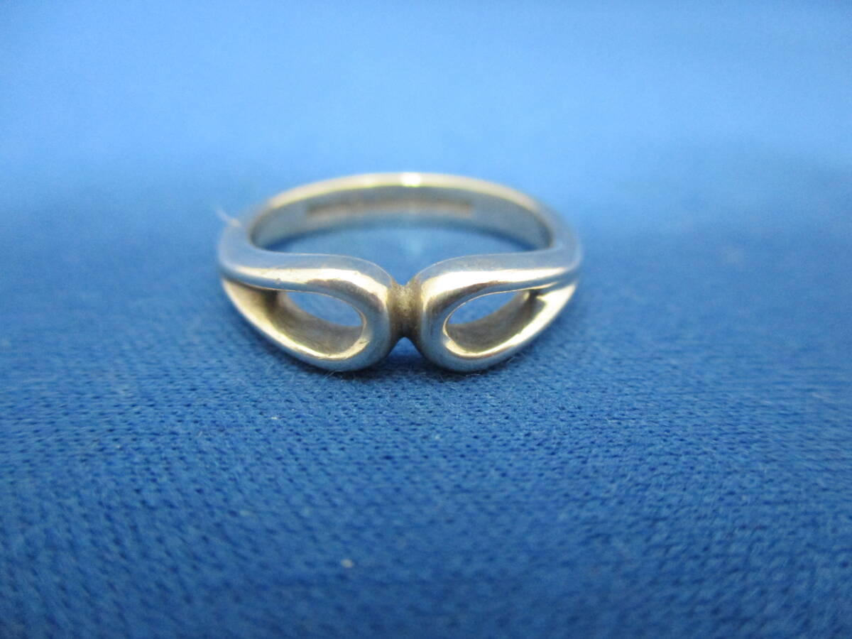 TIFFANY＆Co. ティファニー シルバー925 リング PERETTI ペレッティ オープンティアドロップ 【4764】_画像2