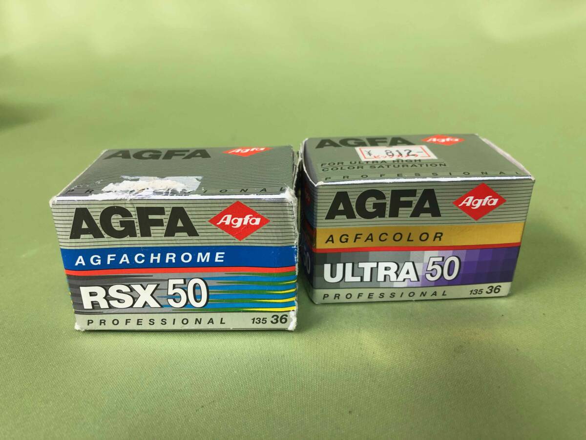  Германия производства окончание срока действия плёнка UGG faCOLOR ULTRA 50 36EX.AGFA CHROME RSX 50 36EX. всего 2 шт 