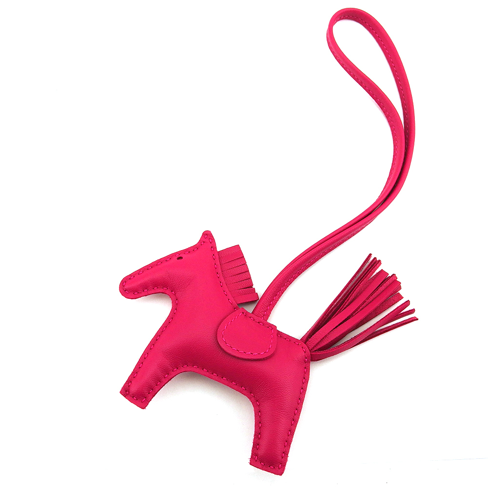 【10%OFFクーポン】エルメス HERMES キーホルダー ロデオチャームPM ローズメキシコ (ピンク) レディース 中古_画像1