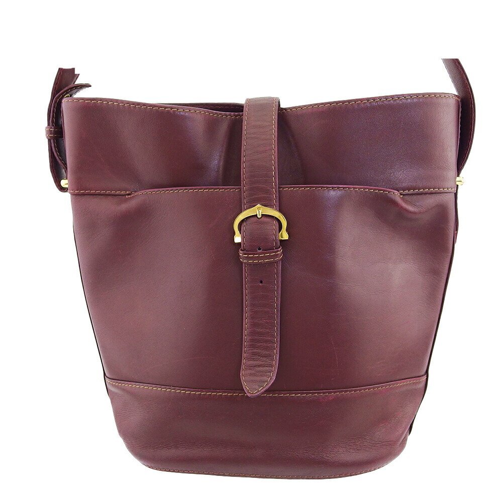 【30%OFFクーポン】カルティエ ショルダーバッグ 斜めがけショルダー バッグ レディース メンズ Cartier 中古_画像1