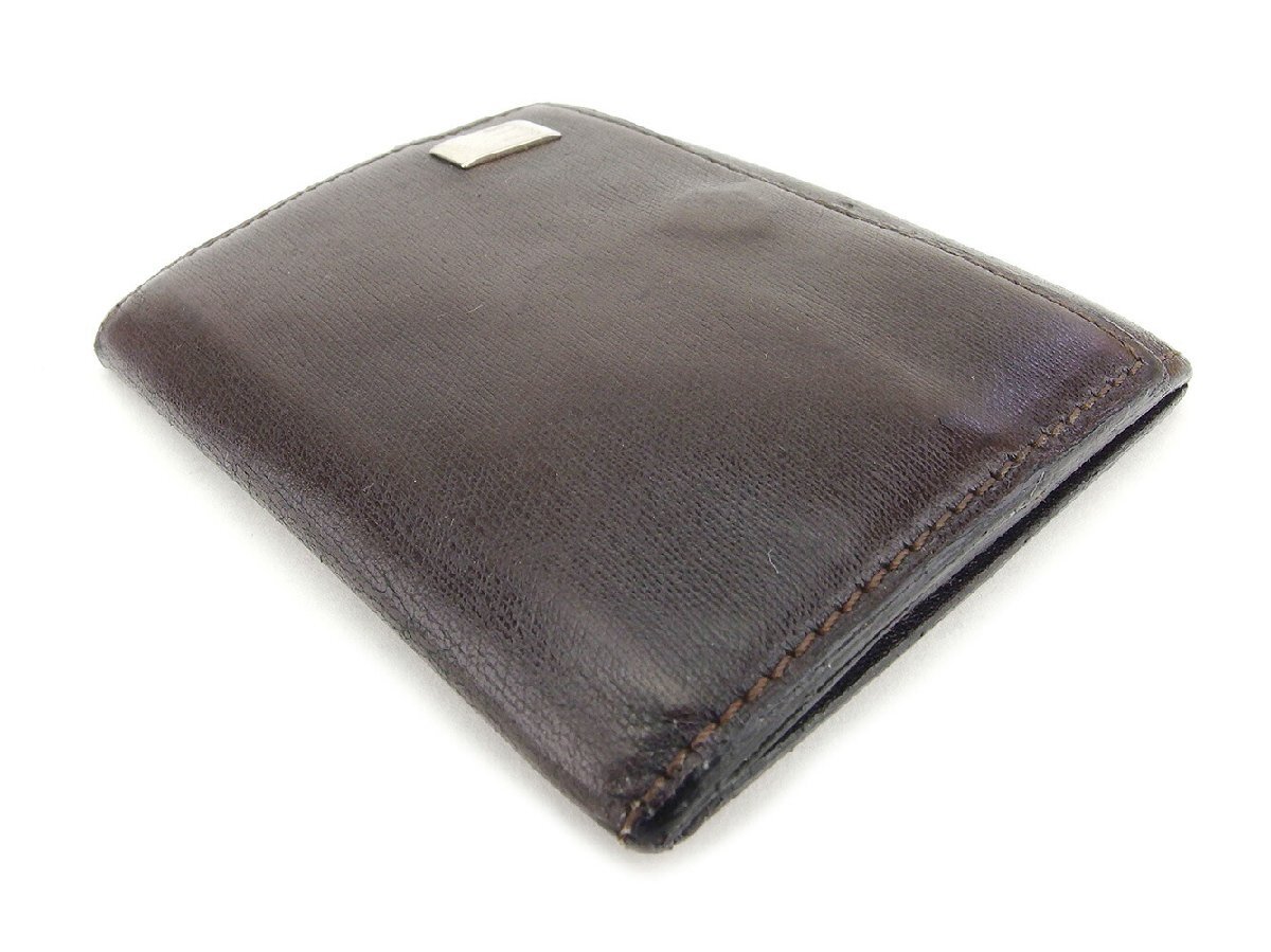 ダンヒル Dunhill コインケース ブラウン レディース 中古_画像3