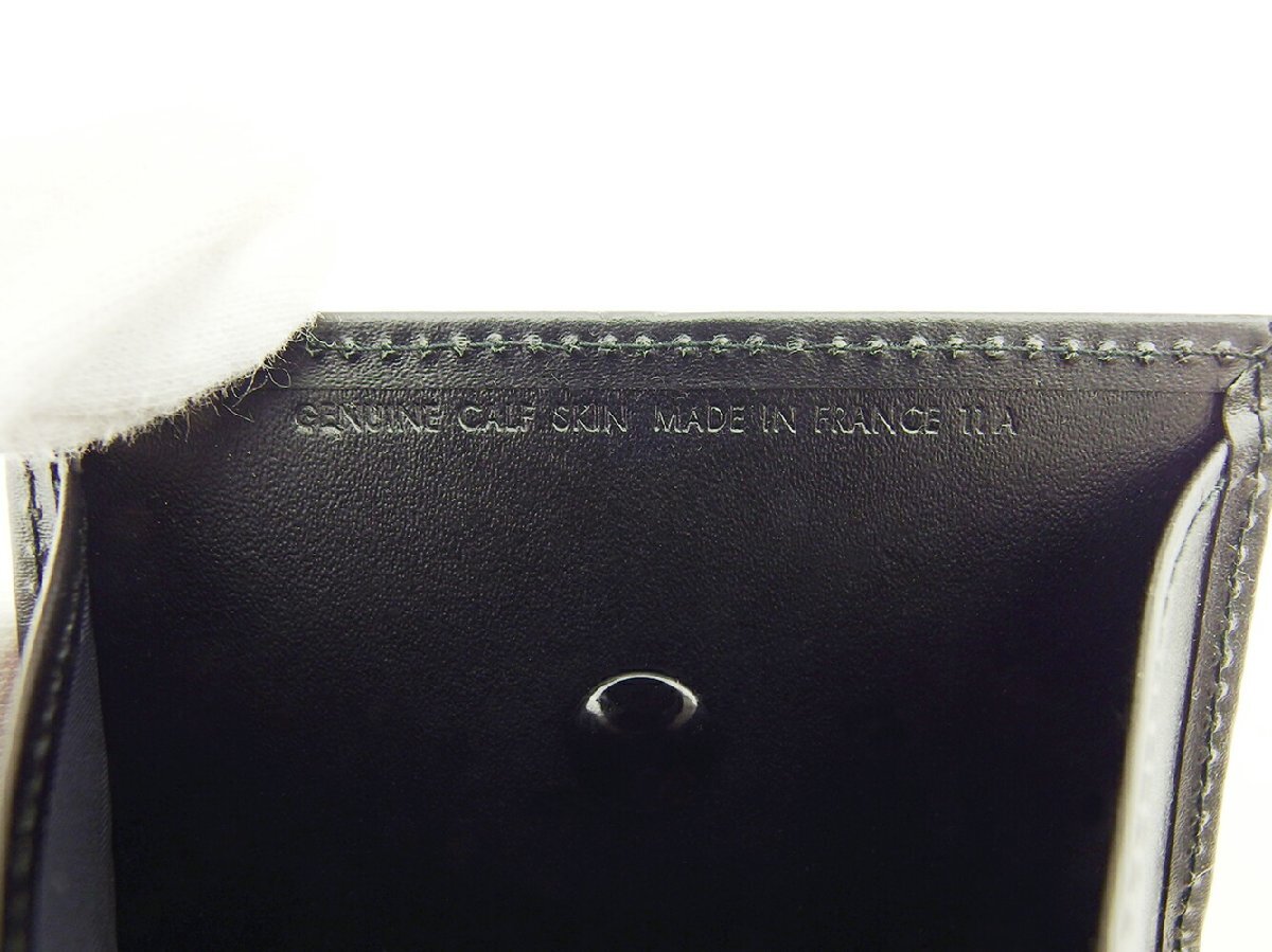 ダンヒル Dunhill コインケース オックスフォード ブラック ゴールド レディース 中古_画像6