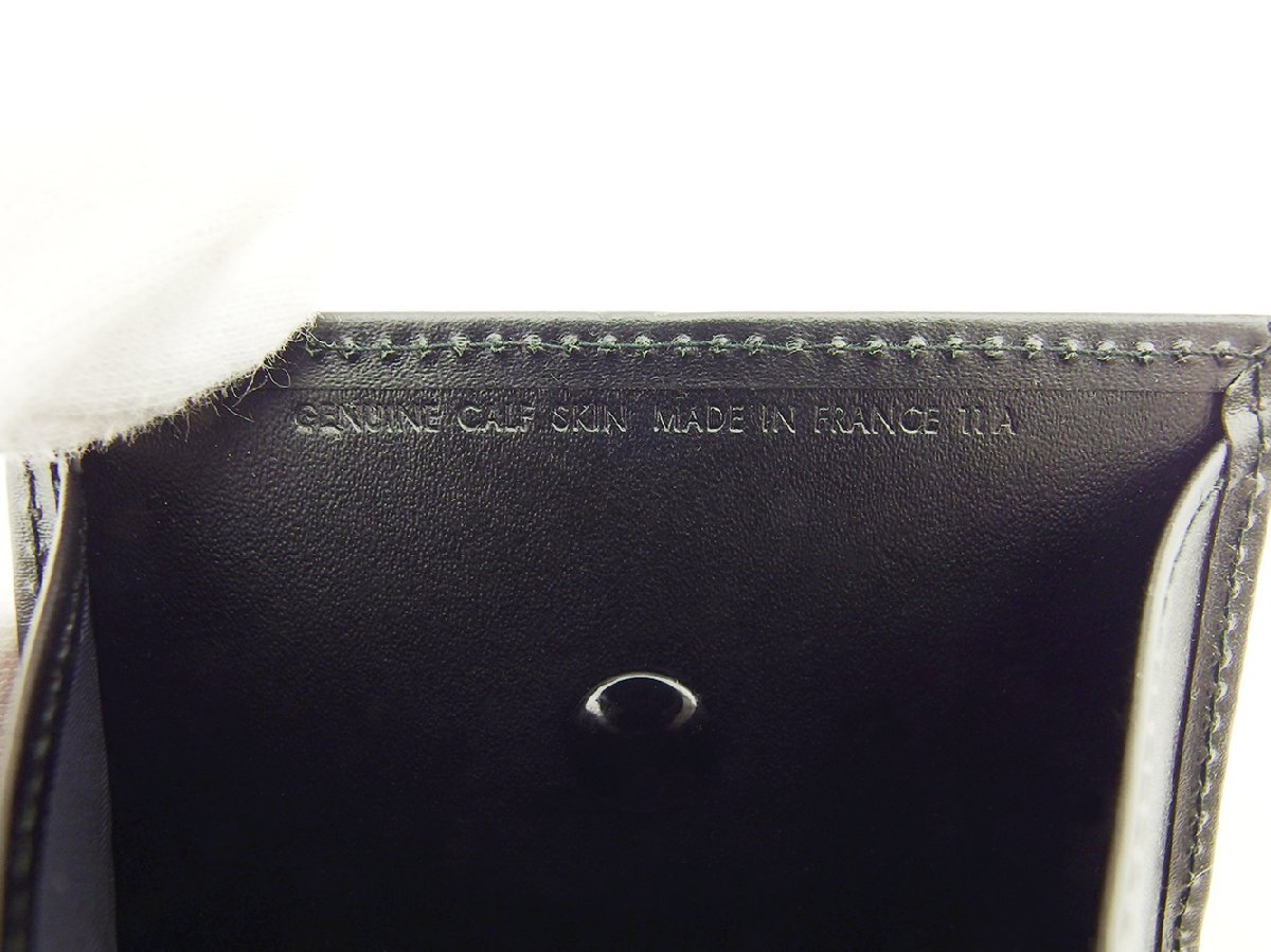 ダンヒル Dunhill コインケース オックスフォード ブラック ゴールド レディース 中古_画像7