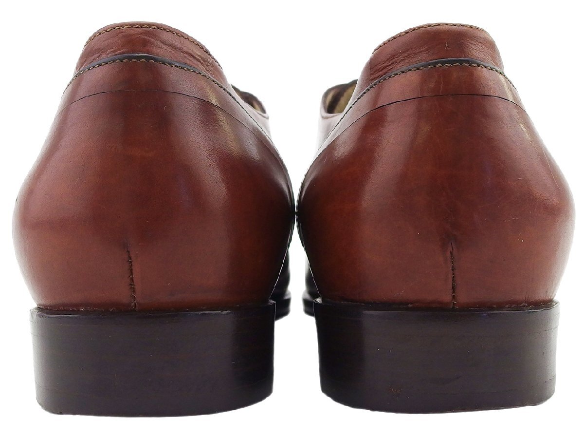 【10%OFFクーポン】バリー BALLY ローファー ブラウン×ゴールド レディース 中古_画像4