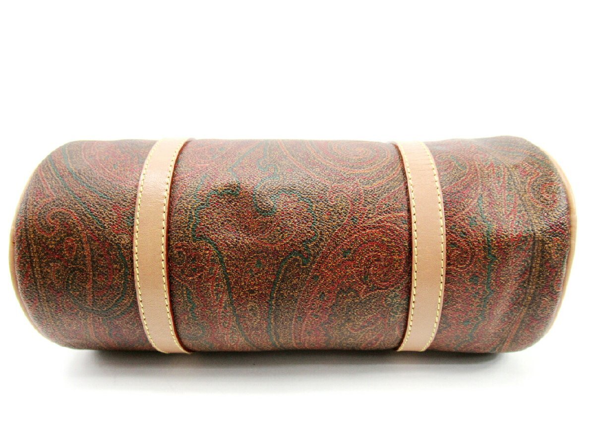 【10%OFFクーポン】エトロ ETRO ハンドバッグ ペイズリー ブラウン レディース 中古_画像2