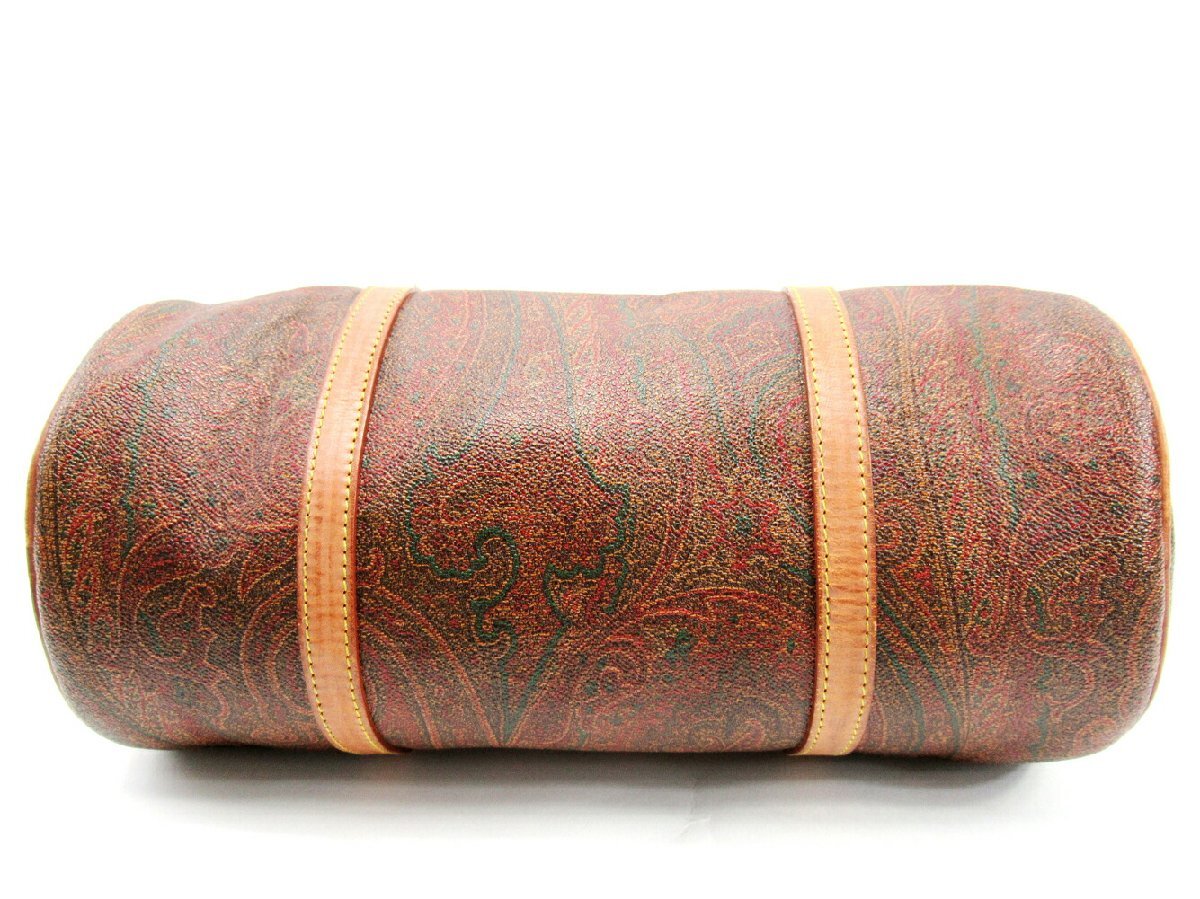 【10%OFFクーポン】エトロ ETRO ハンドバッグ ペイズリー ブラウン レディース 中古_画像2