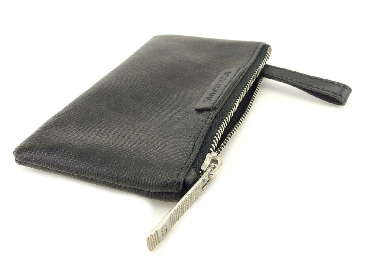 【10%OFFクーポン】ディオール オム コインケース 小銭入れ キーケース レディース トロッター ブラック グレー 灰色 シルバー 中古_画像4
