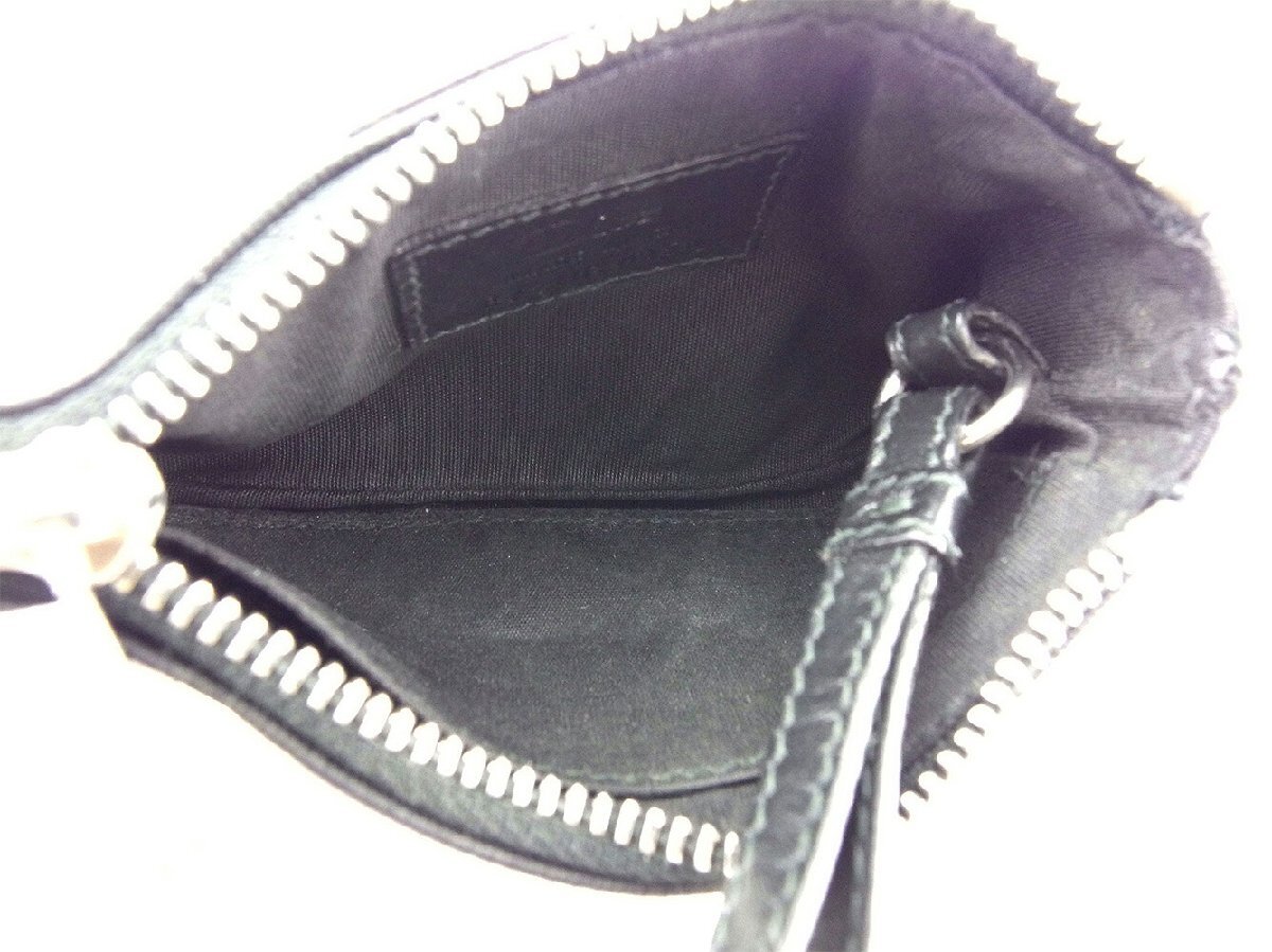 【10%OFFクーポン】ディオール オム コインケース 小銭入れ キーケース レディース トロッター ブラック グレー 灰色 シルバー 中古_画像5