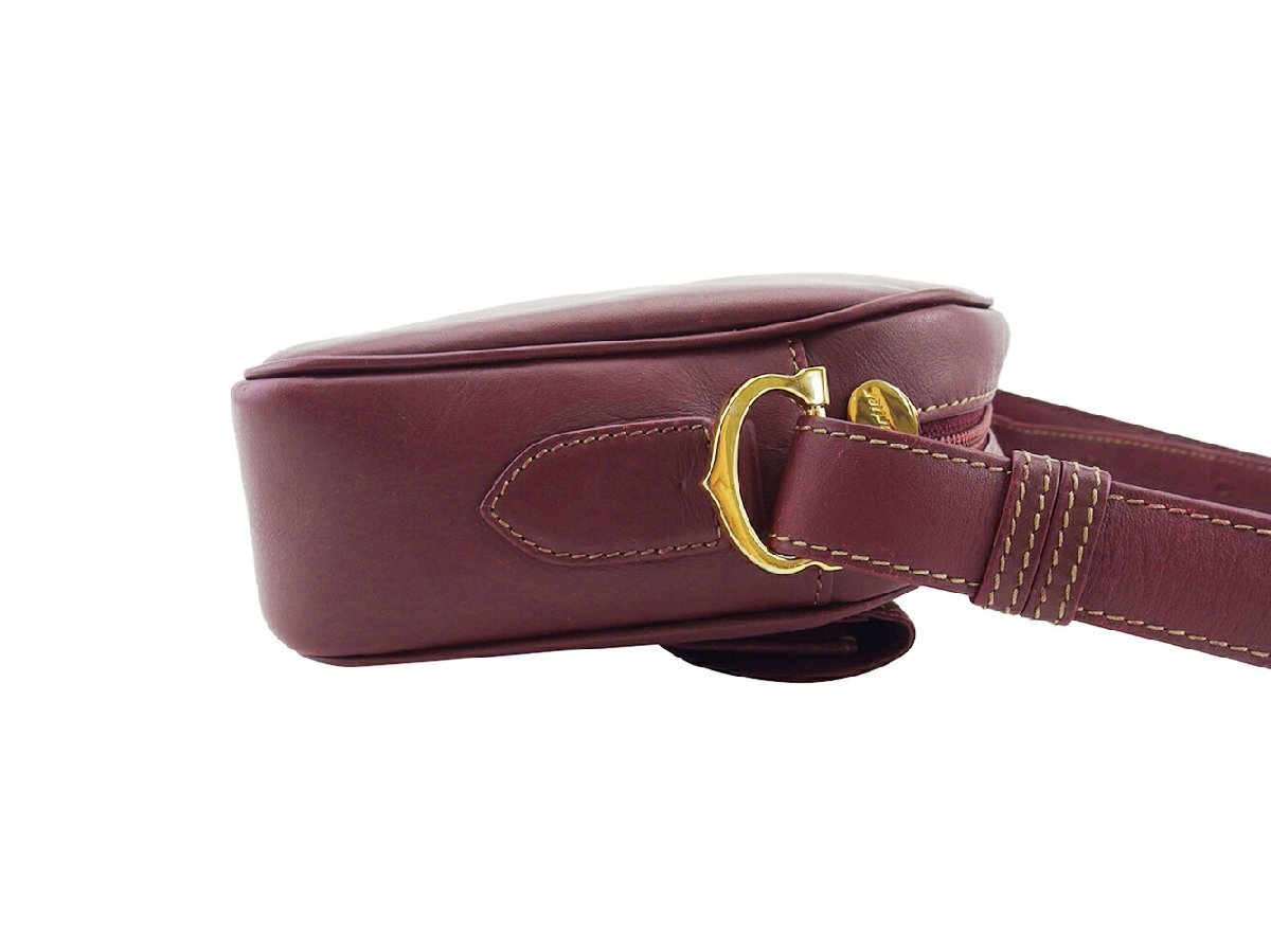 【30%OFFクーポン】カルティエ ショルダーバッグ 2WAYショルダー マストライン Cartier 中古_画像3