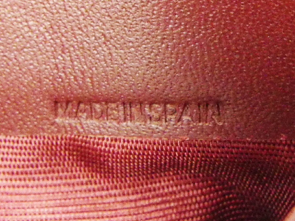 【30%OFFクーポン】カルティエ CARTIER 三つ折り財布 マストライン ボルドー ゴールド レディース 中古_画像10