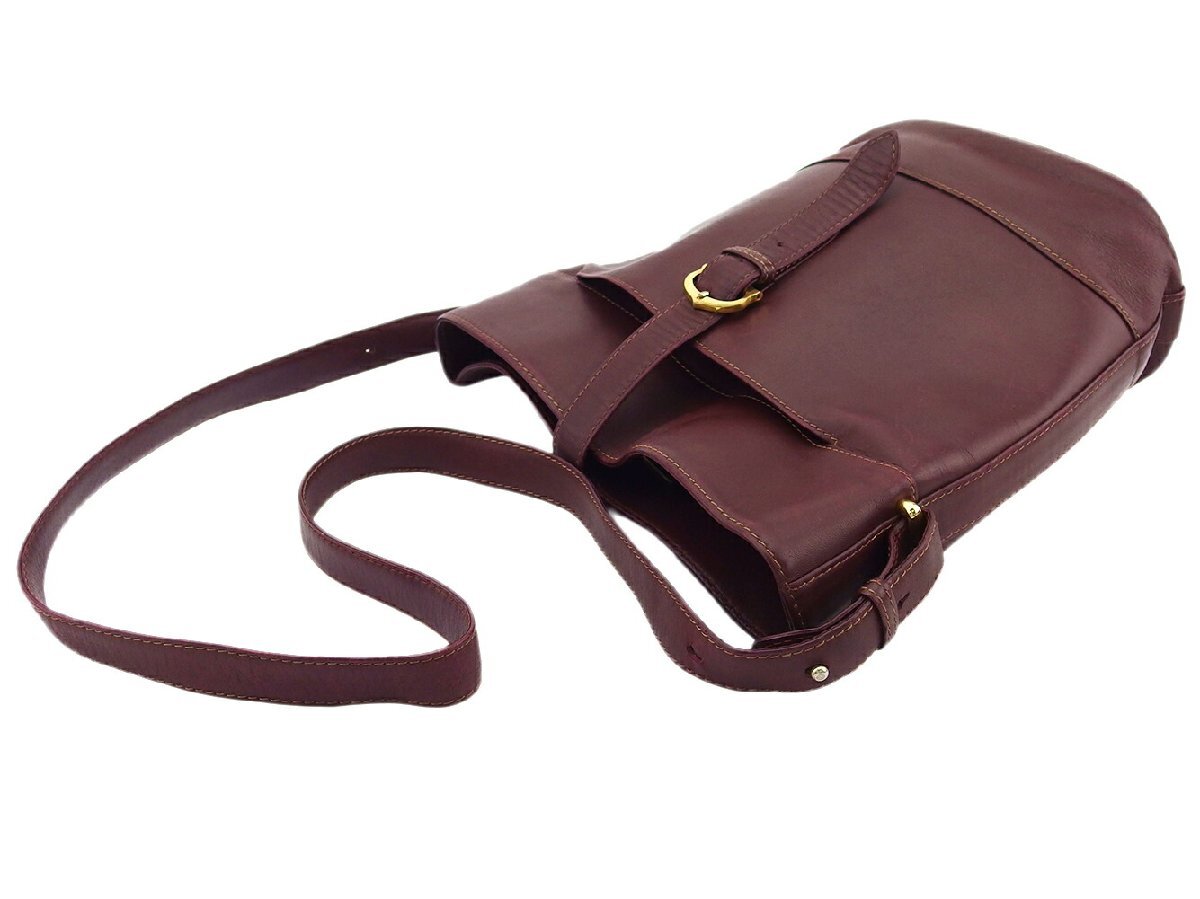 【30%OFFクーポン】カルティエ ショルダーバッグ 斜めがけショルダー バッグ レディース メンズ Cartier 中古_画像2