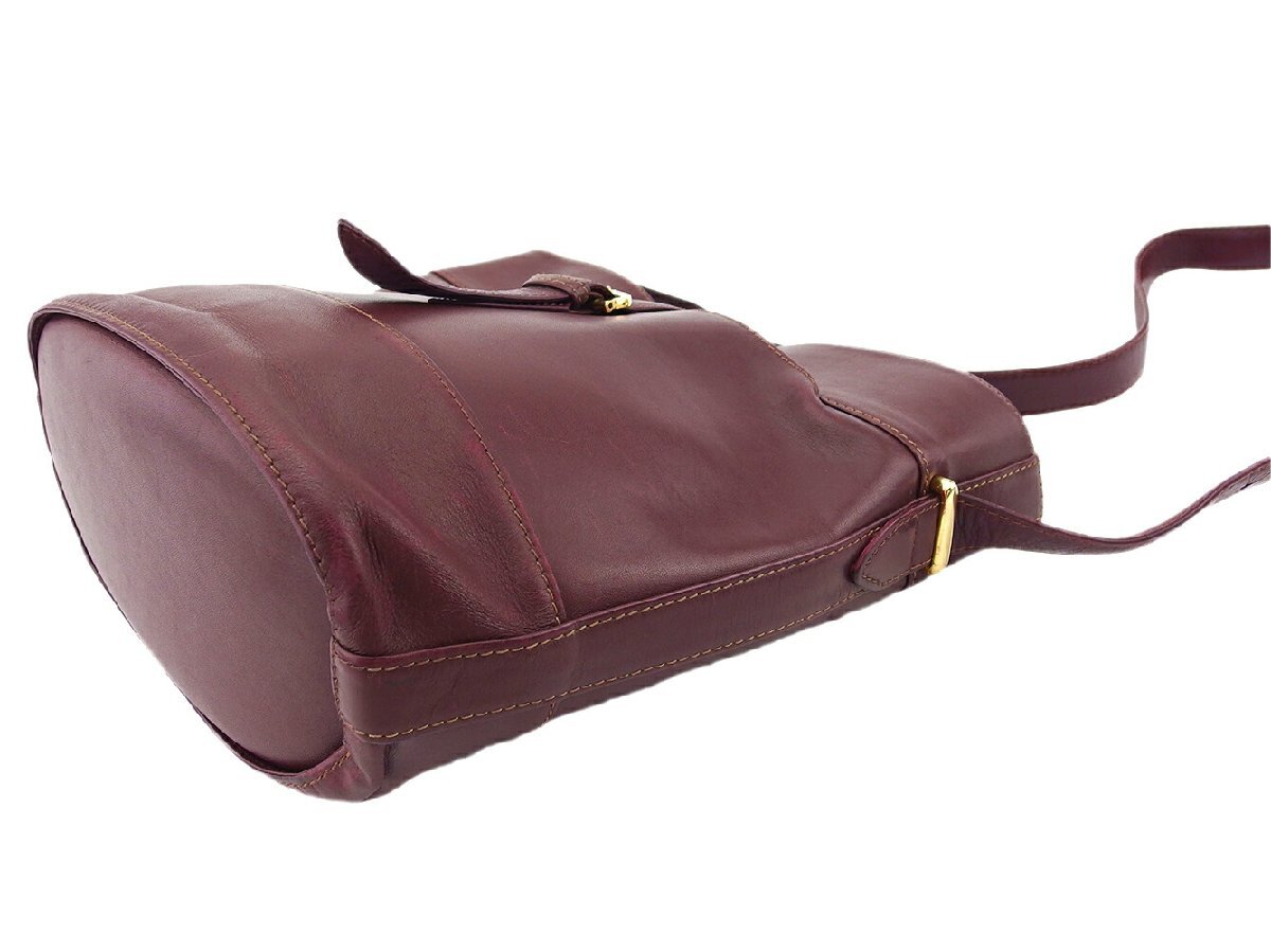 【30%OFFクーポン】カルティエ ショルダーバッグ 斜めがけショルダー バッグ レディース メンズ Cartier 中古_画像3