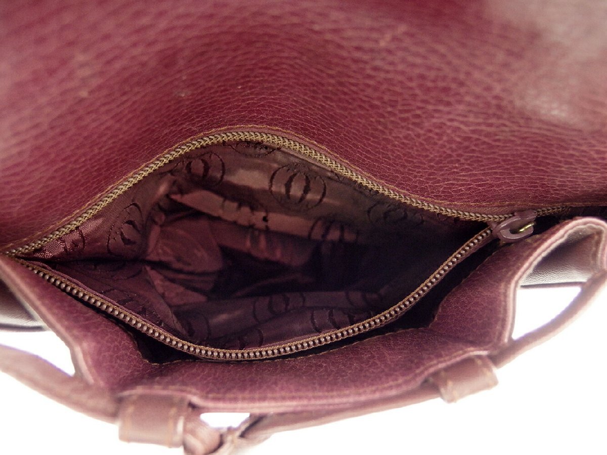 【30%OFFクーポン】カルティエ ショルダーバッグ 斜めがけショルダー Cartier 中古_画像7