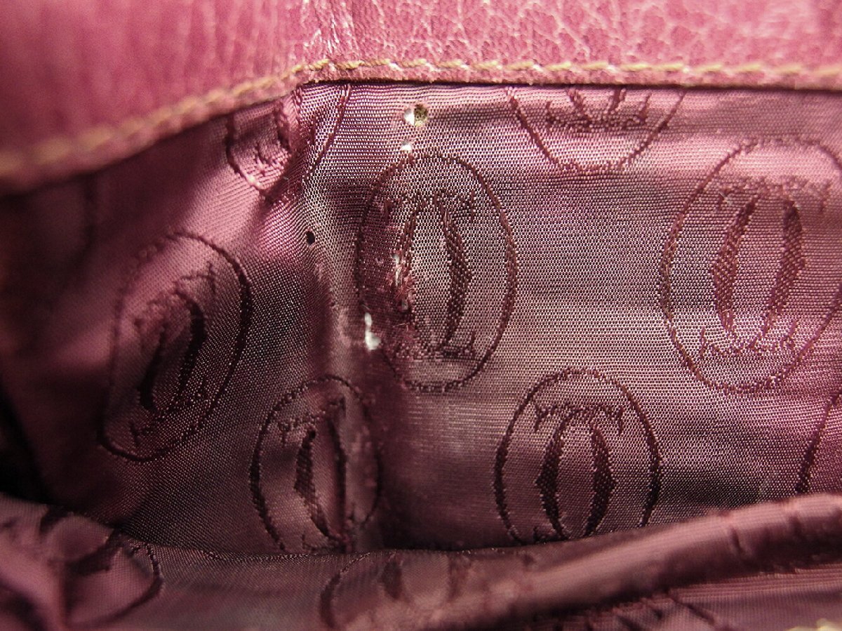 【30%OFFクーポン】カルティエ ショルダーバッグ 斜めがけショルダー Cartier 中古_画像9