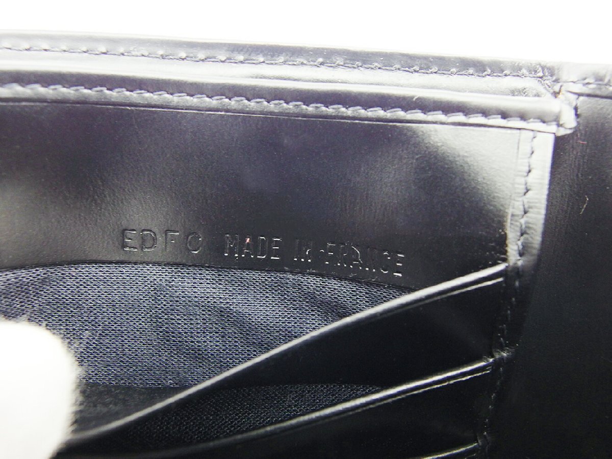 【30%OFFクーポン】カルティエ CARTIER 三つ折り財布 パンテール ブラック シルバー レディース 中古_画像10