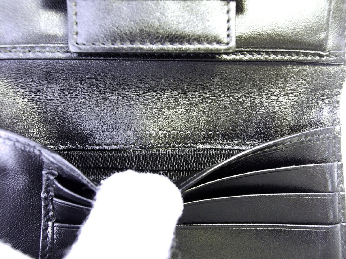 【30%OFFクーポン】フェンディ FENDI 三つ折り財布 ズッキーノ ブラウン ブラック レディース 中古_画像10