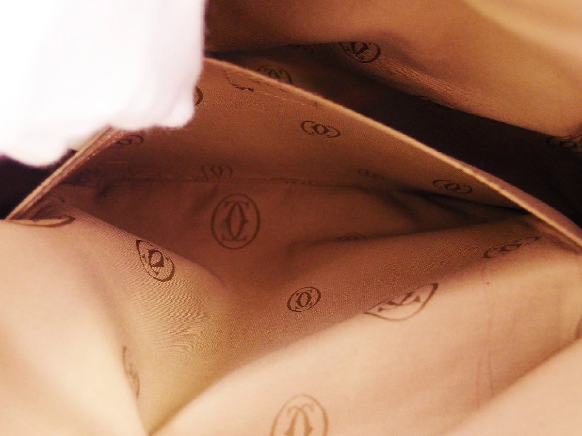 【30%OFFクーポン】カルティエ CARTIER ハンドバッグ マルチェロ ゴールド レディース 中古_画像6