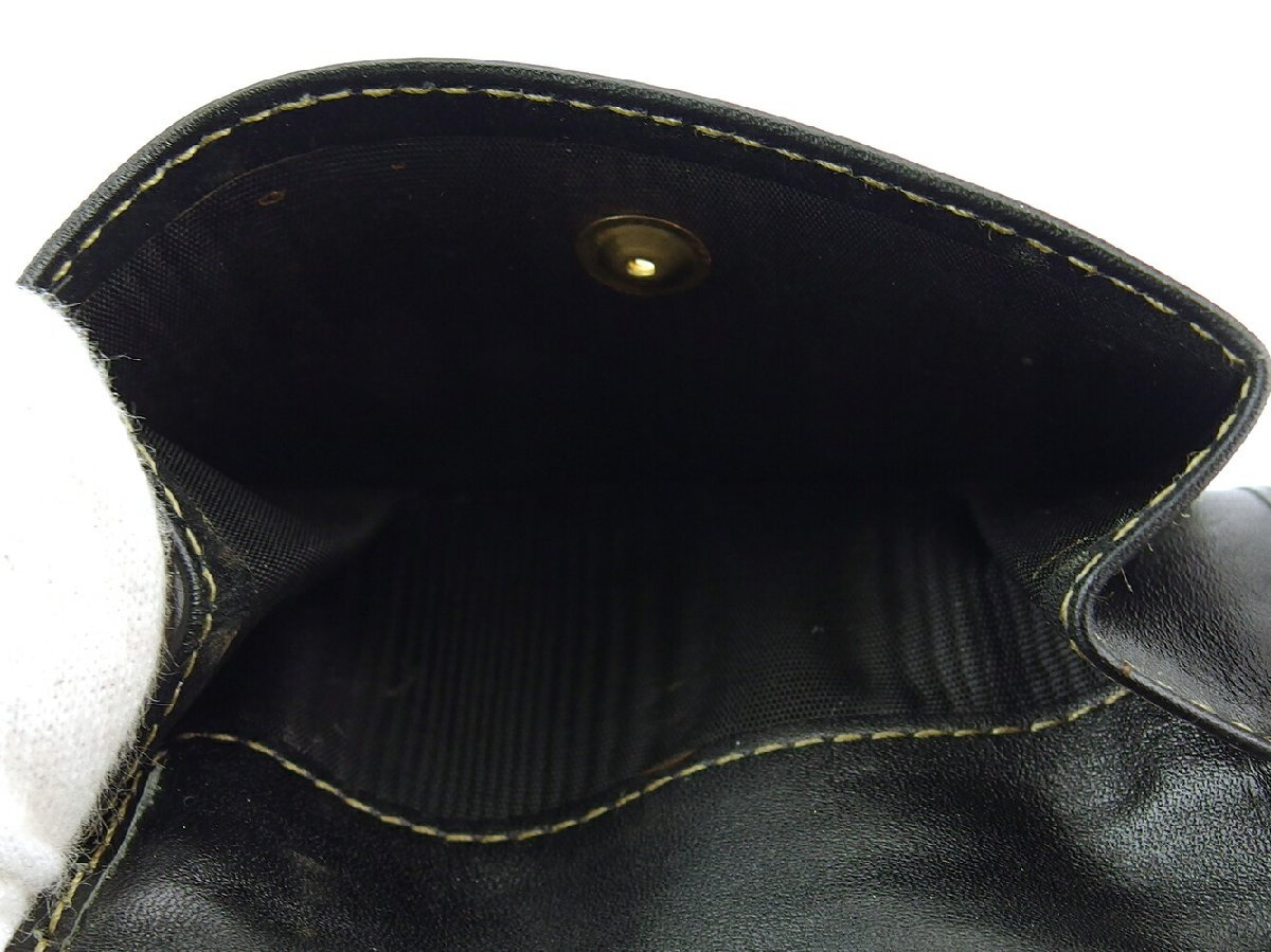 【30%OFFクーポン】フェンディ FENDI 三つ折り財布 ブロックチェック ブラック ベージュ レディース 中古_画像6