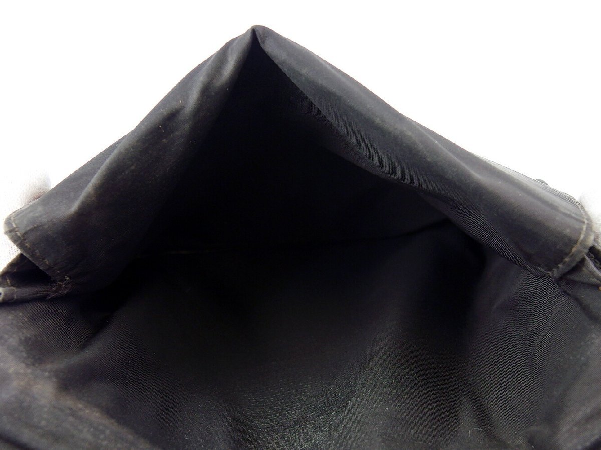 【ブラックフライデー30%OFFクーポン】ミュウミュウ MIUMIU 三つ折り財布 ロゴ ブラウン レディース 中古_画像6