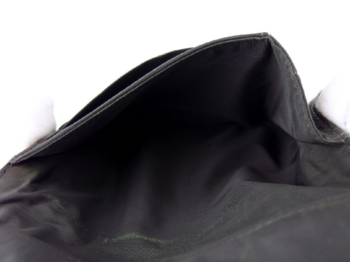 【ブラックフライデー30%OFFクーポン】ミュウミュウ MIUMIU 三つ折り財布 ロゴ ブラウン レディース 中古_画像8