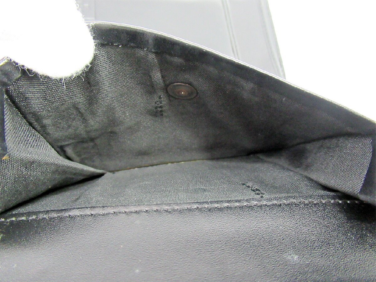 【ブラックフライデー30%OFFクーポン】フェンディ FENDI 三つ折り財布 ズッキーノ ブラウン ブラック レディース 中古_画像4