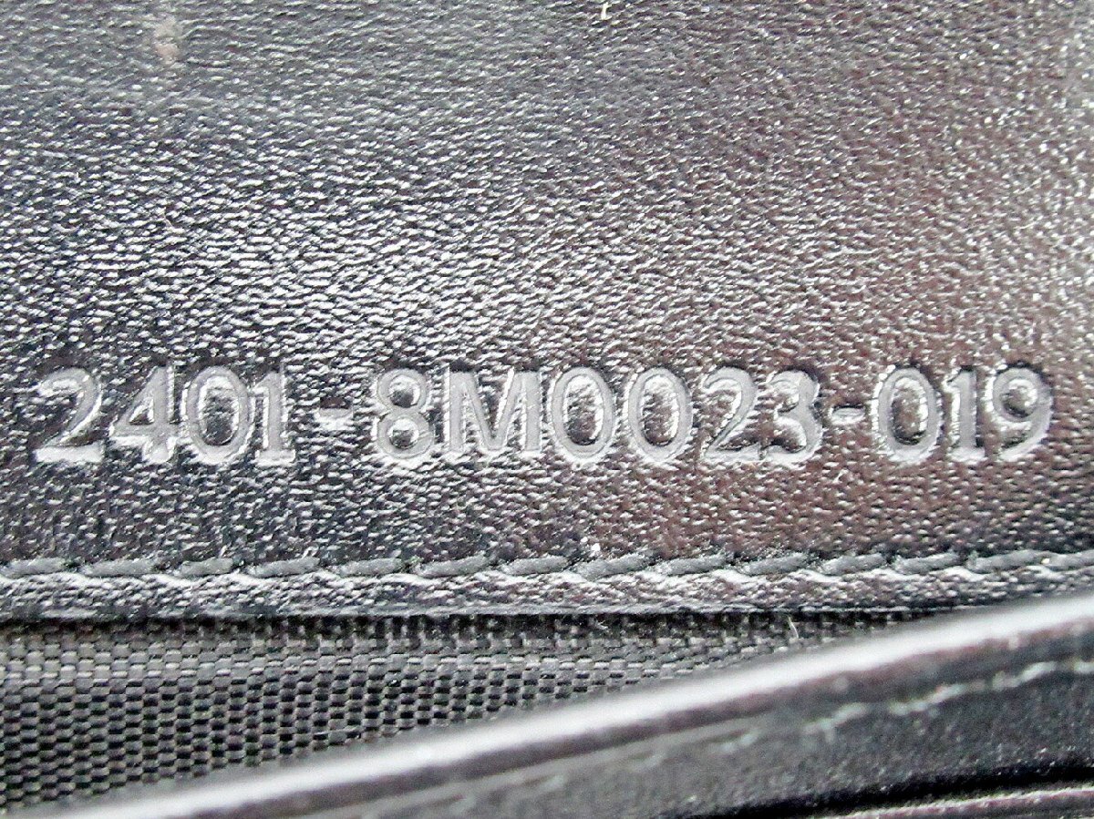 【ブラックフライデー30%OFFクーポン】フェンディ FENDI 三つ折り財布 ズッキーノ ブラウン ブラック レディース 中古_画像8