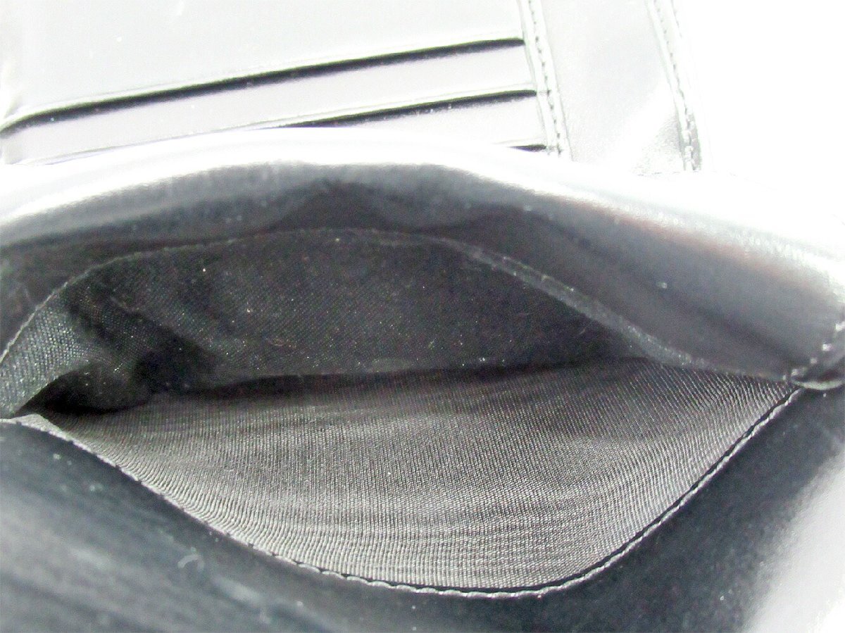 【ブラックフライデー30%OFFクーポン】フェンディ FENDI 三つ折り財布 ズッキーノ ブラウン ブラック レディース 中古_画像9