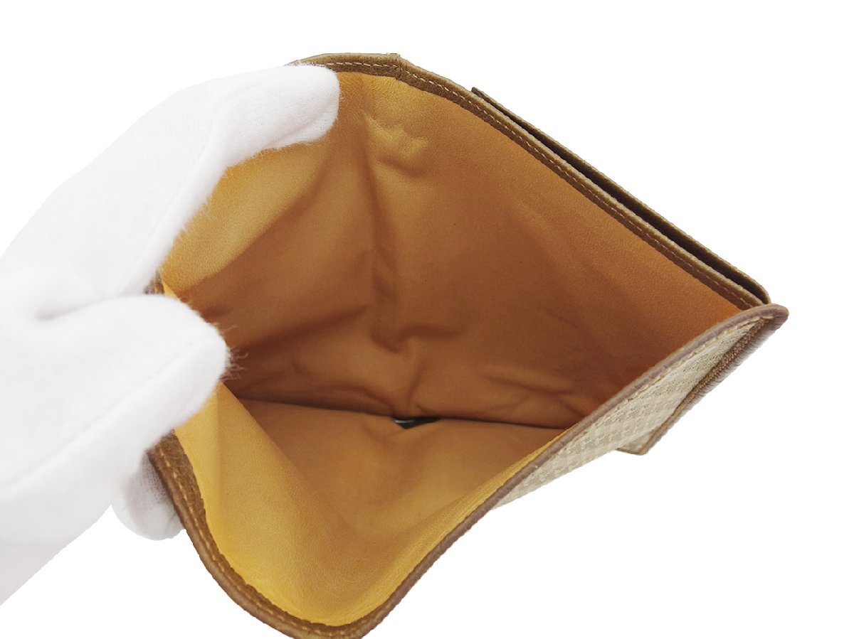 【ブラックフライデー30%OFFクーポン】グッチ GUCCI 札入れ ベージュ レディース 中古_画像5